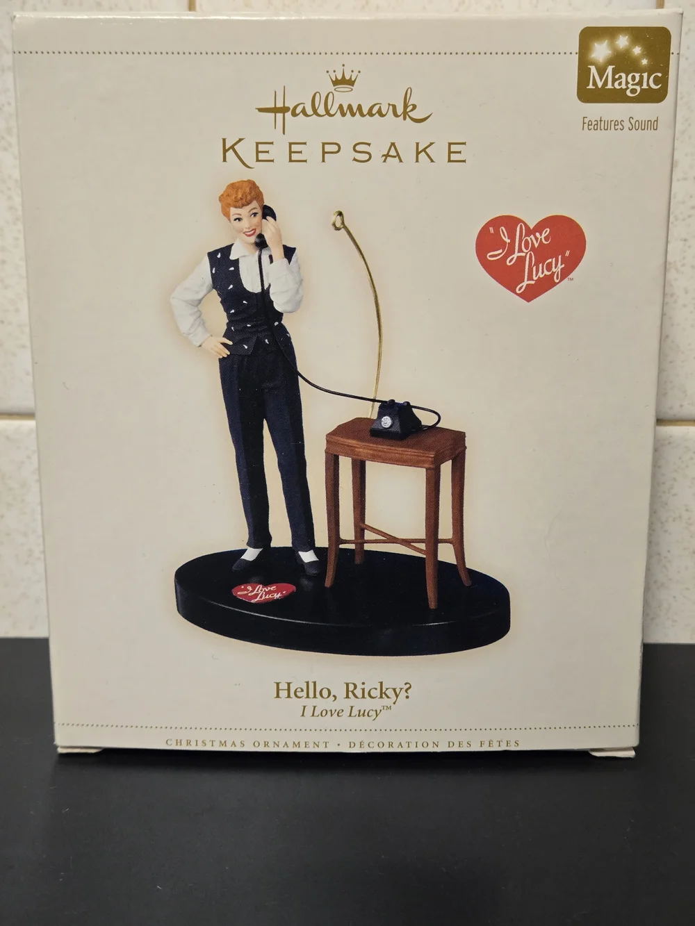 Hallmark Keepsake 2006 'Hello, Ricky?' I Love Lucy Ornament